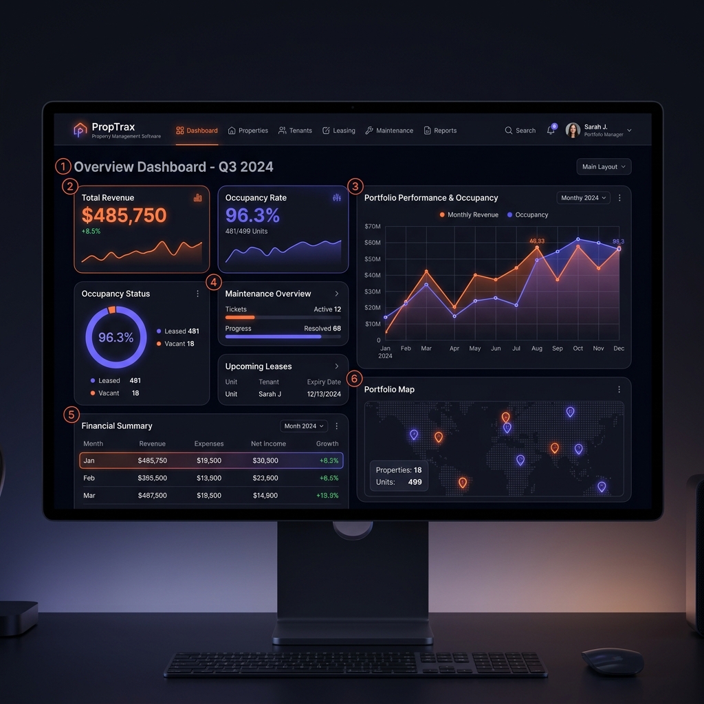 PropTrax Real-Time Dashboard